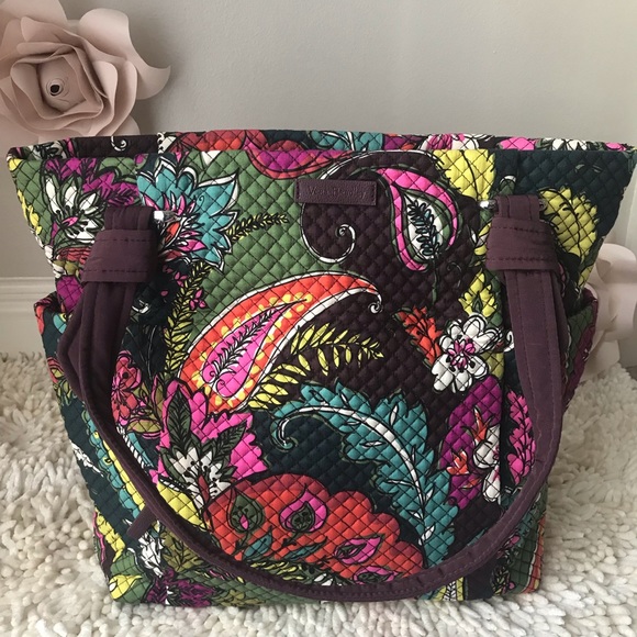vera bradley hadley tote black